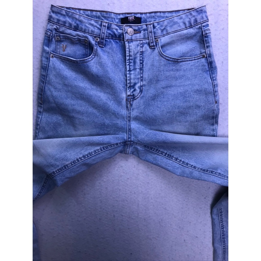 Frye Straight Leg Jeans Womens 4/27 Blue High Rise Stretch Denim - Picture 8 of 11